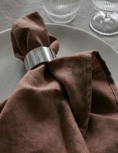 PREMIUM LINEN NAPKINS - TRUFFLE PREMIUM LINEN NAPKINS - TRUFFLE