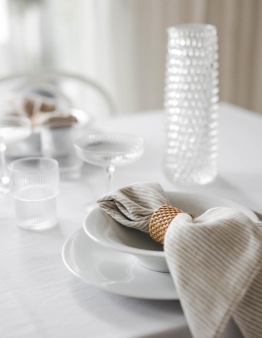 PREMIUM LINEN NAPKINS - STRIPES