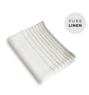LINEN TABLE RUNNER - WHITE...