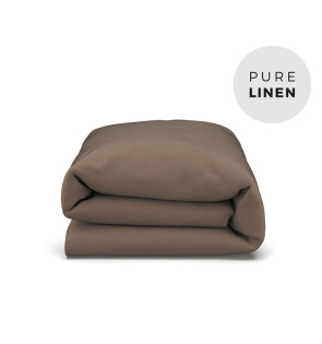 MOCHA LINEN DUVET COVER