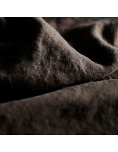 MOCHA LINEN DUVET COVER MOCHA LINEN DUVET COVER