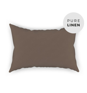 MOCHA LINEN PILLOWCASE