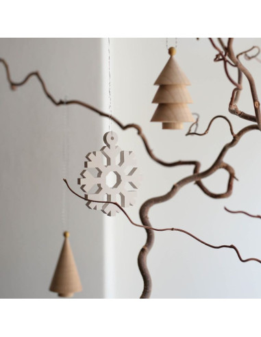 CONCRETE ORNAMENT - S-NOO FLAKE