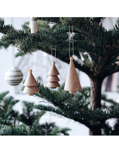 WOODEN ORNAMENT - TREE WOODEN ORNAMENT - TREE