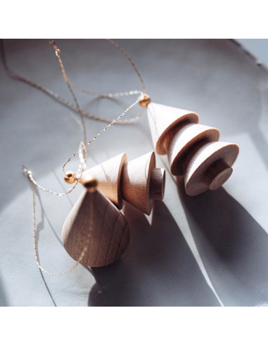 WOODEN ORNAMENT - TREE WOODEN ORNAMENT - TREE