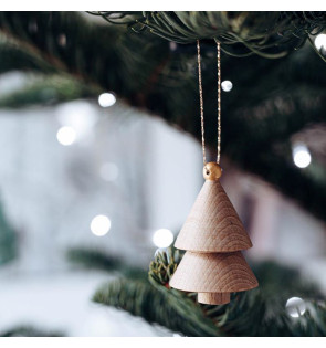 WOODEN ORNAMENT - TREE 2