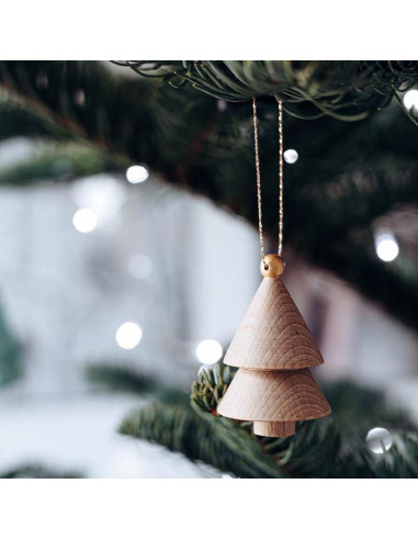 WOODEN ORNAMENT - TREE WOODEN ORNAMENT - TREE