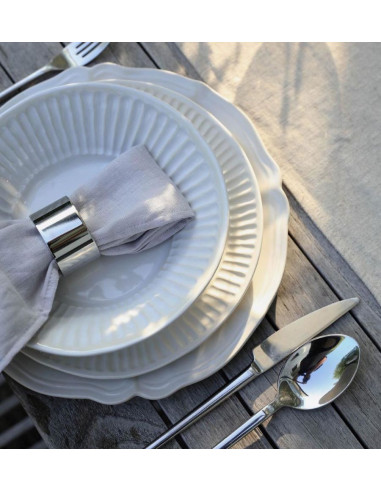 STONEWARE YOLANDA PASTA PLATE