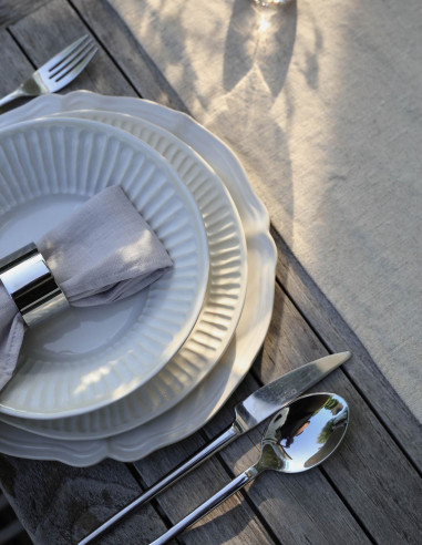 SMALL STONEWARE YOLANDA PLATE