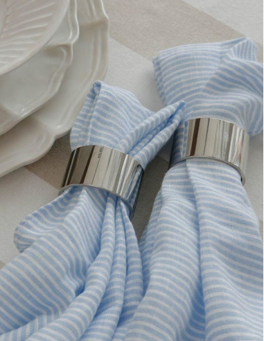 PREMIUM LINEN NAPKINS - SUMMER BLUES