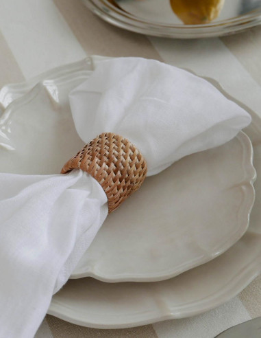 PREMIUM LINEN NAPKINS - PURE WHITE