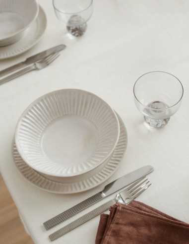 LINEN TABLECLOTH - IVORY