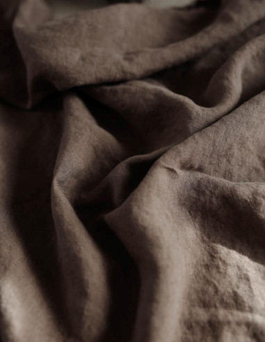 MOCHA LINEN PILLOWCASE