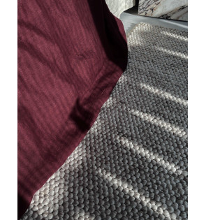 DARK RUBY LINEN DUVET COVER 2