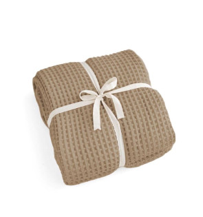 WAFFLE COTTON BEDSPREAD IN...