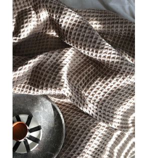 WAFFLE COTTON BEDSPREAD IN... 2