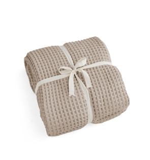 WAFFLE COTTON BEDSPREAD IN...