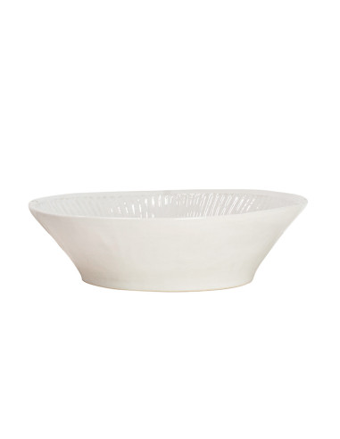 STONEWARE YOLANDA PASTA PLATE