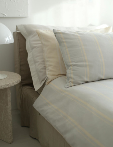 STRIPE DUO COTTON PILLOWCASE