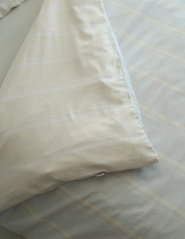 STRIPE DUO COTTON DUVET COVER