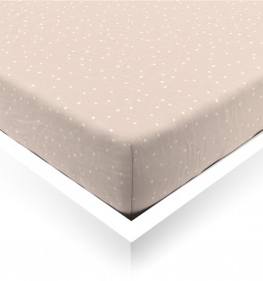 POWDER CONFETTI FITTED SHEET