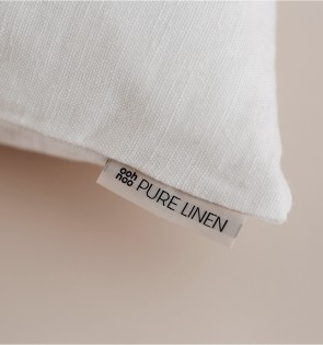 IVORY LINEN CUSHION COVER LONG 2