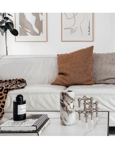 POPCORN CUSHION COVER - CARAMEL