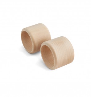 MAPLE WOODEN NAPKIN RINGS