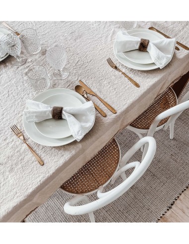 WALNUT WOODEN NAPKIN RINGS