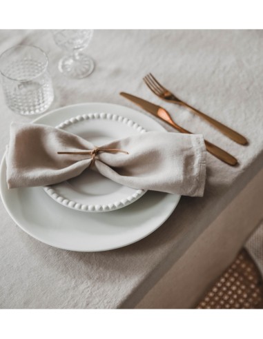 PREMIUM LINEN NAPKINS - WHITE SAND PREMIUM LINEN NAPKINS - WHITE SAND