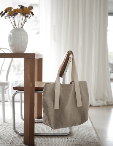 NATURAL LINEN TOTE BAG NATURAL LINEN TOTE BAG