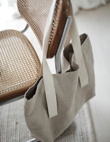 NATURAL LINEN TOTE BAG NATURAL LINEN TOTE BAG
