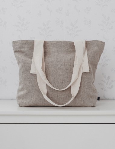 NATURAL LINEN TOTE BAG NATURAL LINEN TOTE BAG