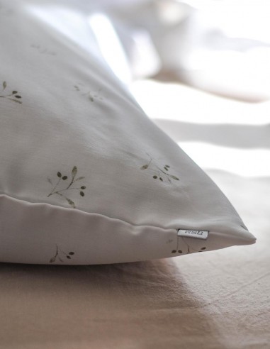 OLIVE TREE COTTON PILLOWCASE