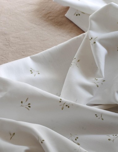 OLIVE TREE COTTON DUVET COVER