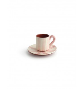 ESPRESSO STRIPE SET IN MAUVE