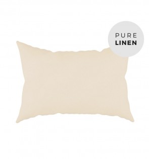VANILLA LINEN PILLOWCASE