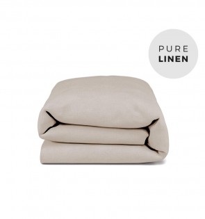 NATURAL LINEN DOUBLE DUVET...