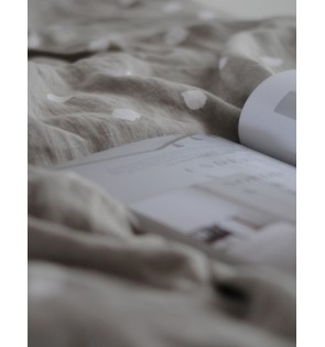 BUTTONS LINEN DUVET COVER 2