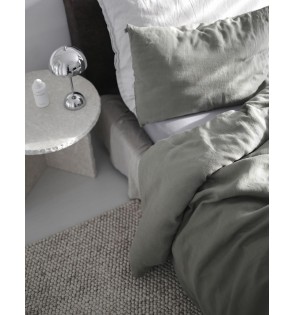 OLIVE GREEN LINEN DUVET COVER 2