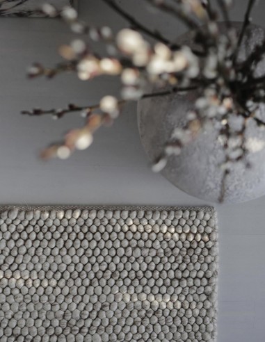 BUBBLES WOOLEN RUG - MELANGE BUBBLES WOOLEN RUG - MELANGE