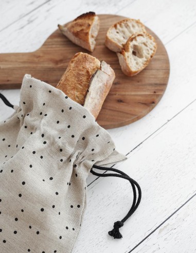 PURE LINEN BREAD BAG - LONG