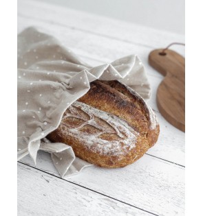 COTTON LINEN BREAD BAG -... 2