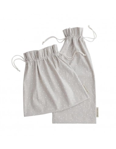 COTTON LINEN BREAD BAG - LONG