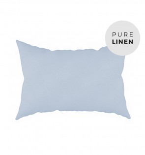 SOFT BLUE LINEN PILLOWCASE