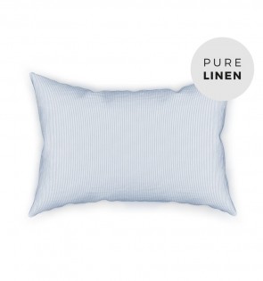 SUMMER BLUES LINEN PILLOWCASE