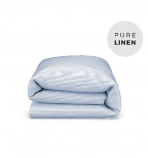 SUMMER BLUES LINEN DUVET COVER