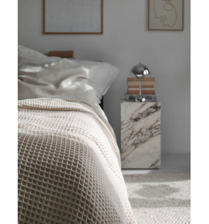 WAFFLE COTTON BEDSPREAD 2