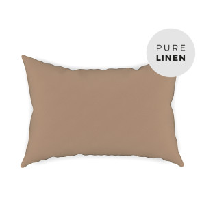 TRUFFLE LINEN PILLOWCASE