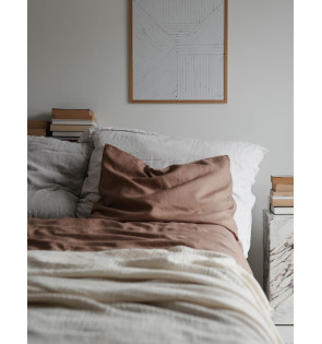 TRUFFLE LINEN PILLOWCASE 2